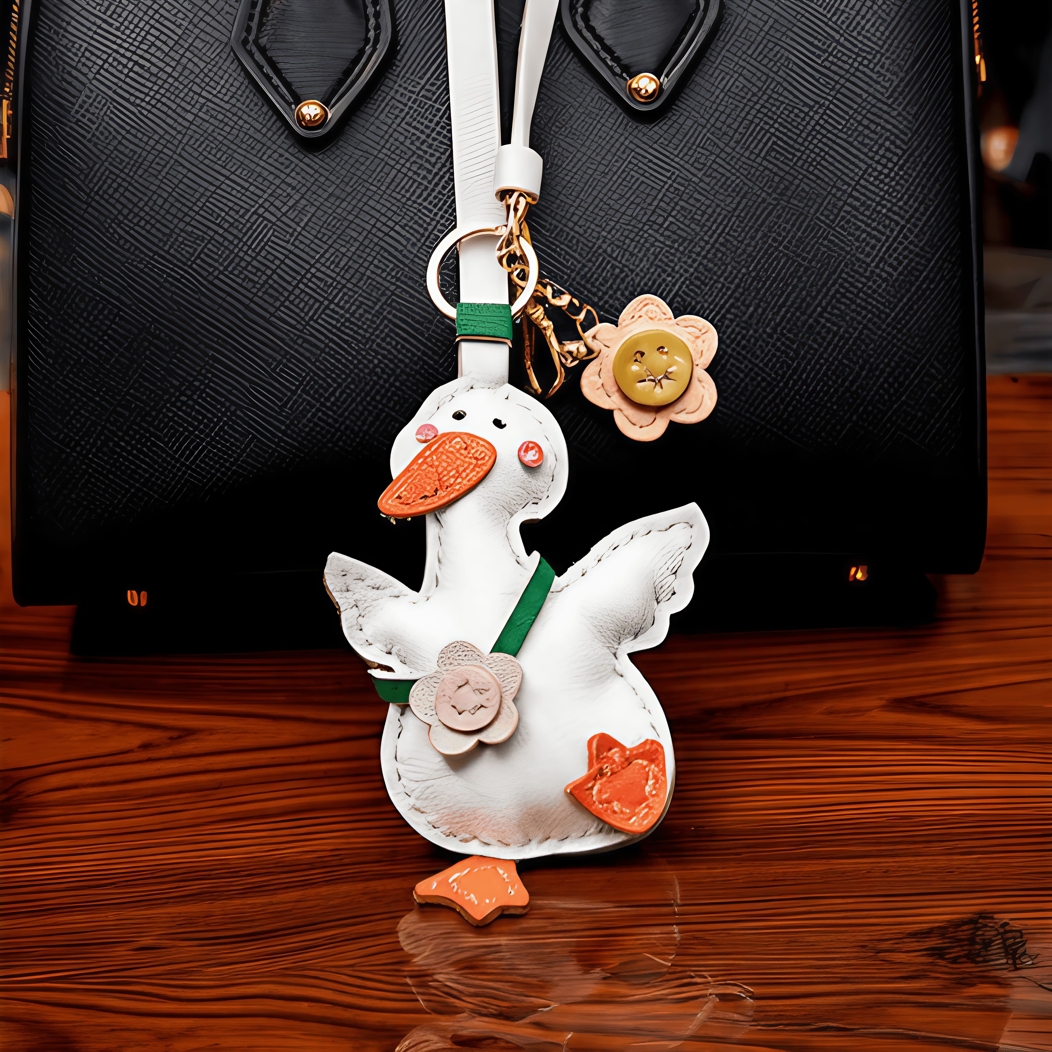 Charm Pato con Flor