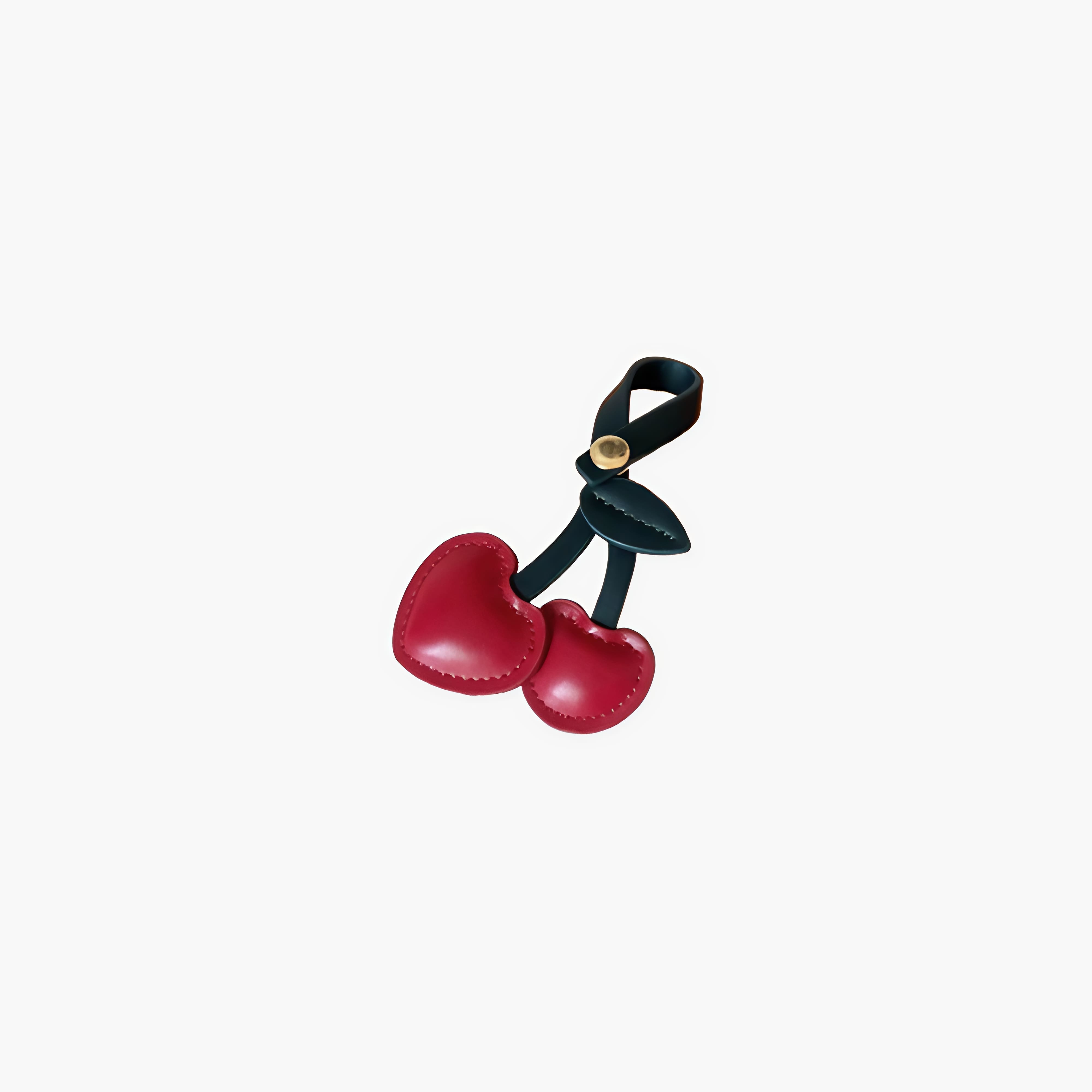 Charm Cereza en Cuero
