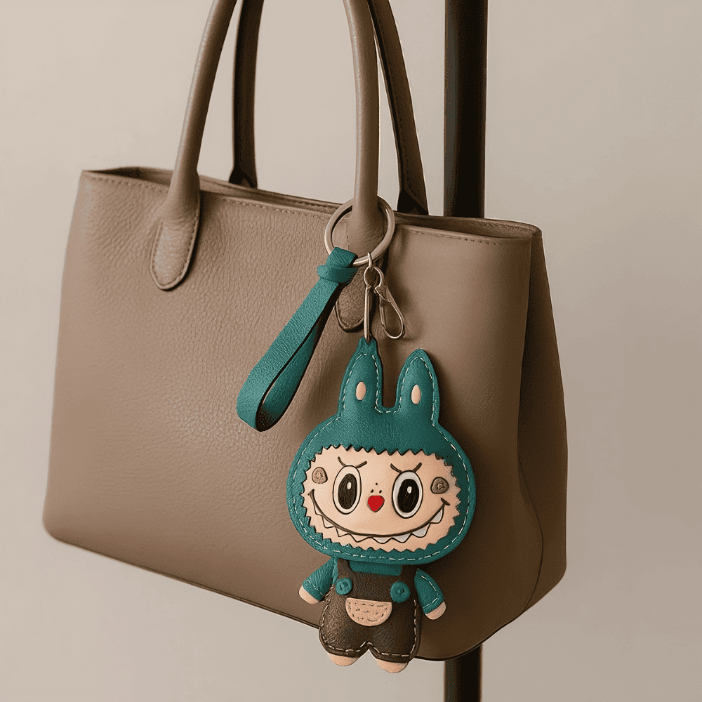 Charm Labubu de Cuero