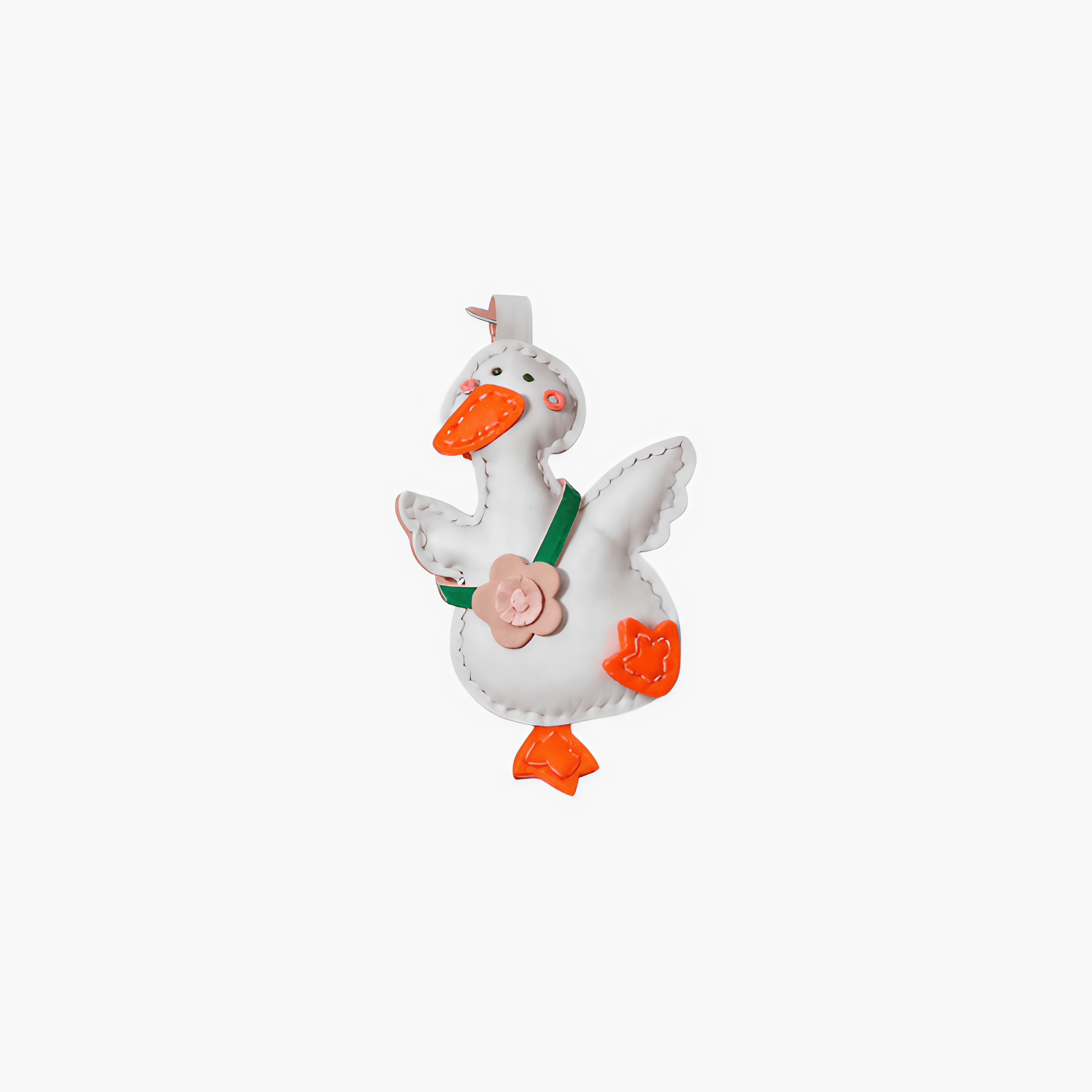 Charm Pato con Flor