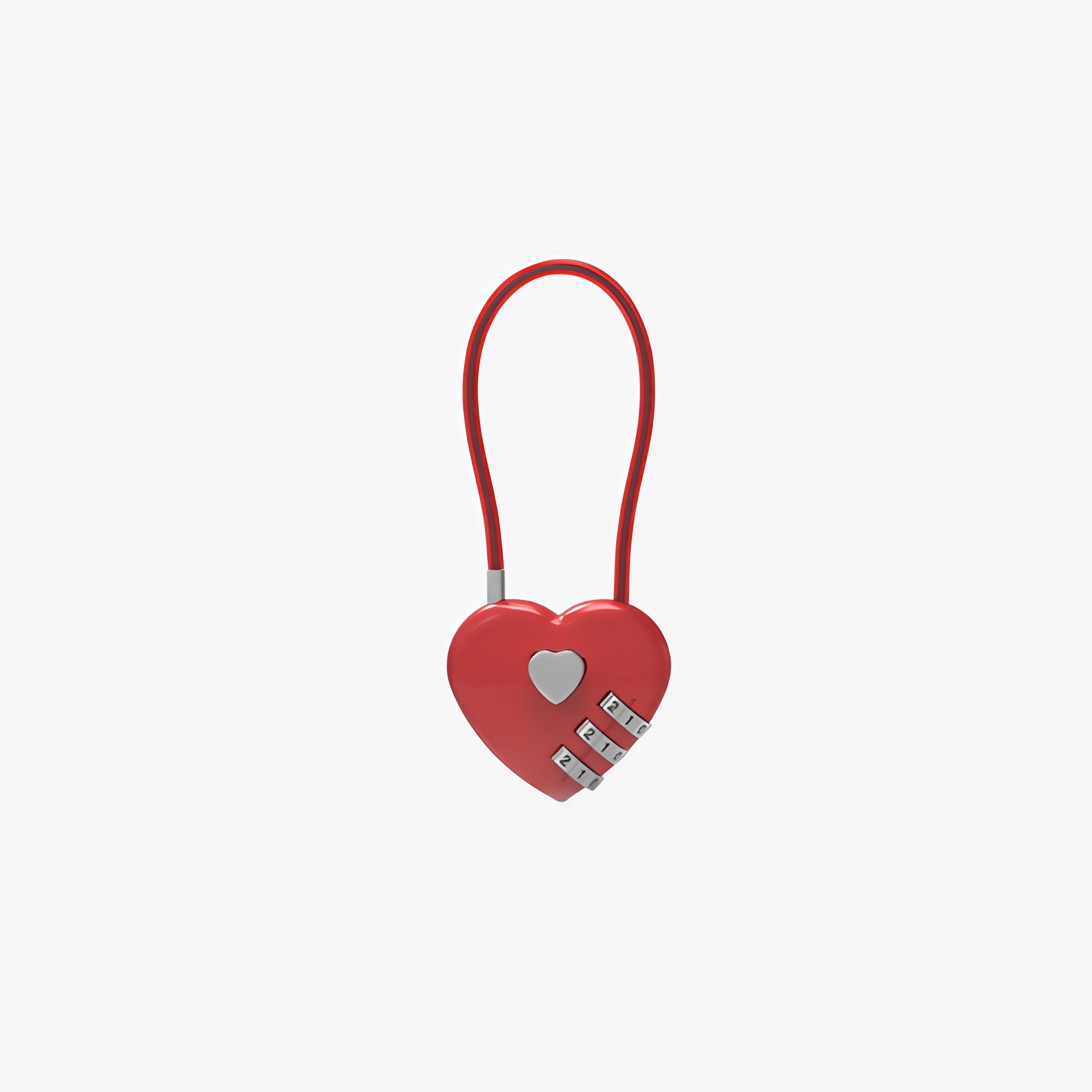 Charm Corazón con Candado