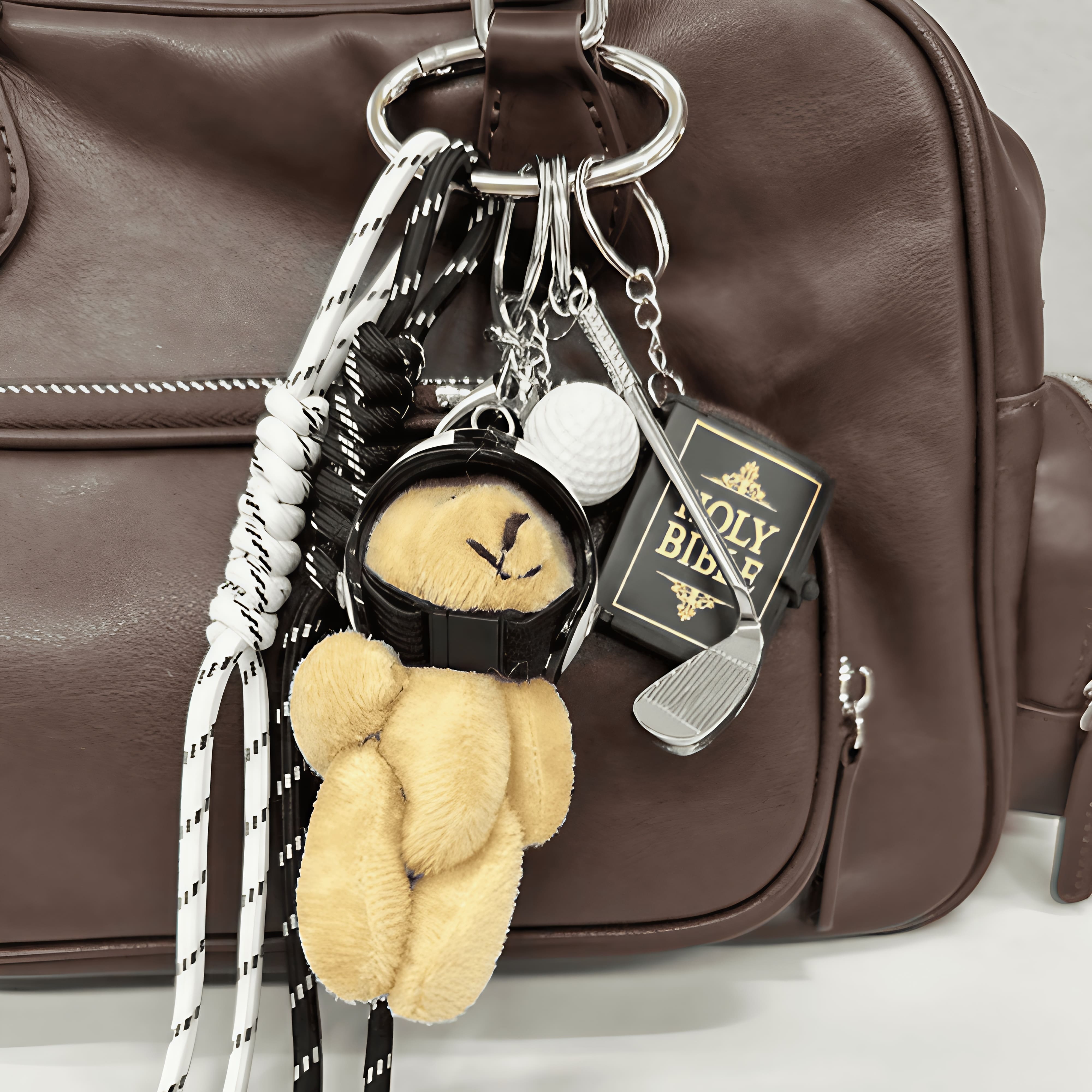 Charm Oso Golfista